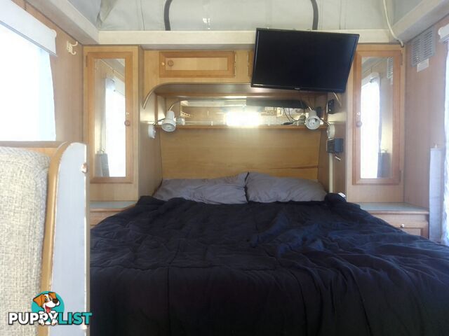 USED 1996 REGAL MINI SERIES 12' SINGLE AXLE, POP TOP CARAVAN