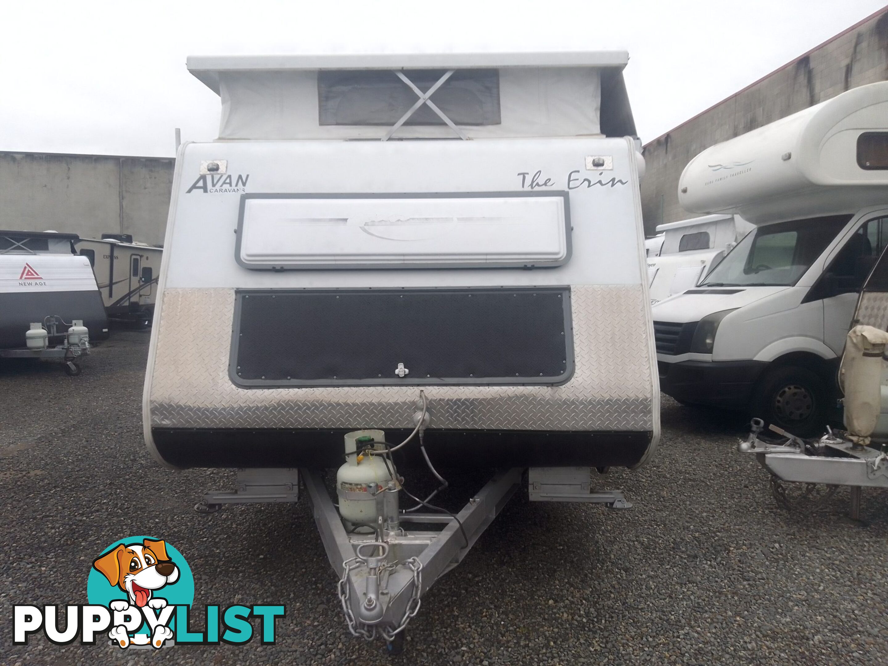 USED 2004 AVAN ERIN 17FT POP TOP SINGLE AXLE TOURING CARAVAN