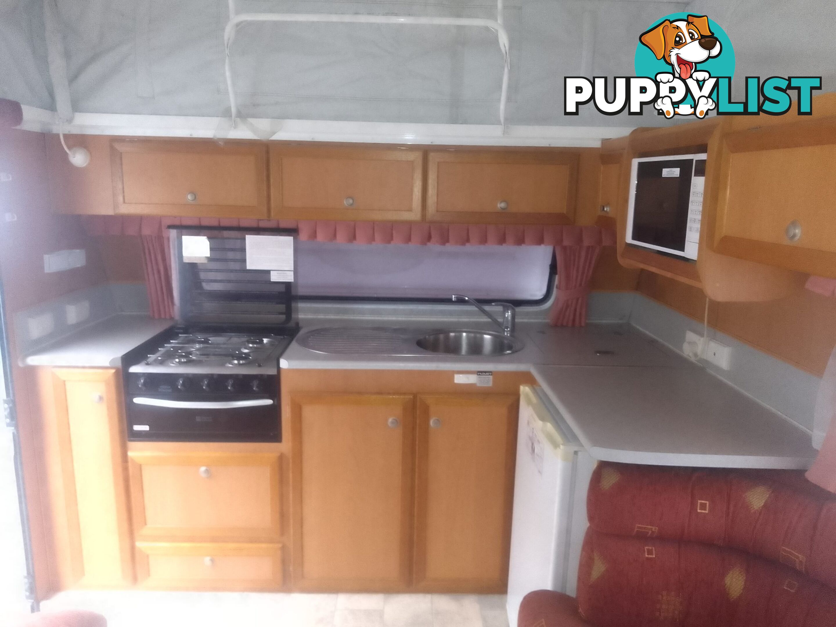 USED 2004 AVAN ERIN 17FT POP TOP SINGLE AXLE TOURING CARAVAN