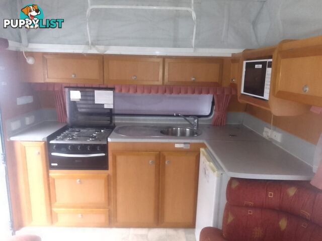 USED 2004 AVAN ERIN 17FT POP TOP SINGLE AXLE TOURING CARAVAN