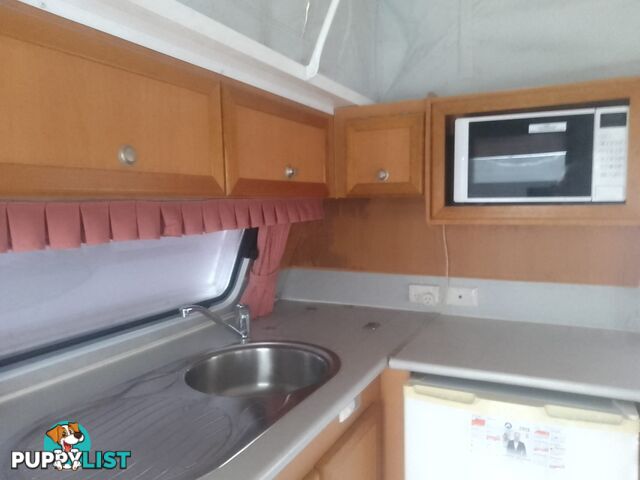 USED 2004 AVAN ERIN 17FT POP TOP SINGLE AXLE TOURING CARAVAN
