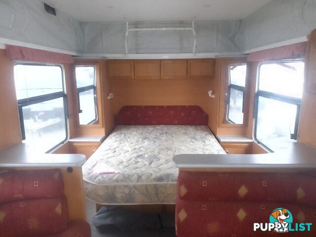 USED 2004 AVAN ERIN 17FT POP TOP SINGLE AXLE TOURING CARAVAN