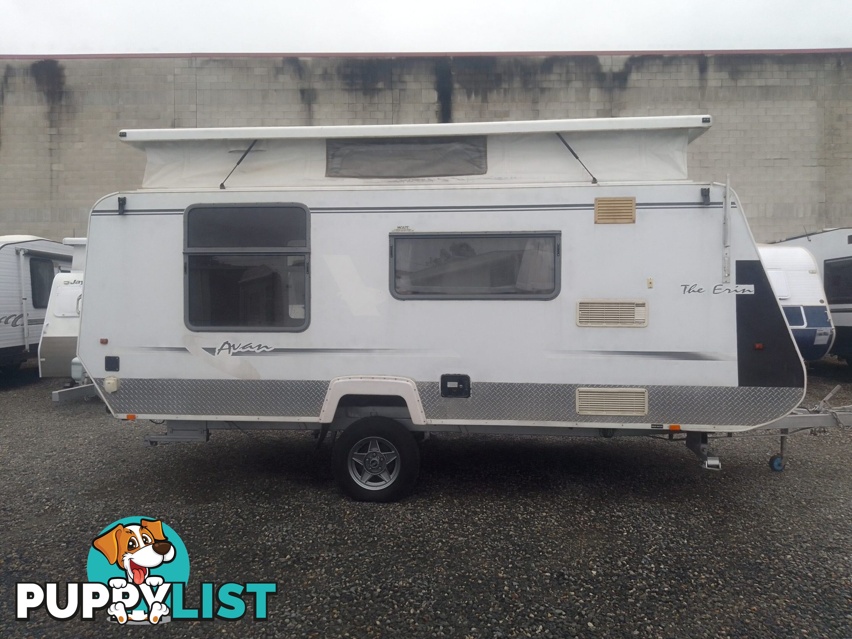USED 2004 AVAN ERIN 17FT POP TOP SINGLE AXLE TOURING CARAVAN