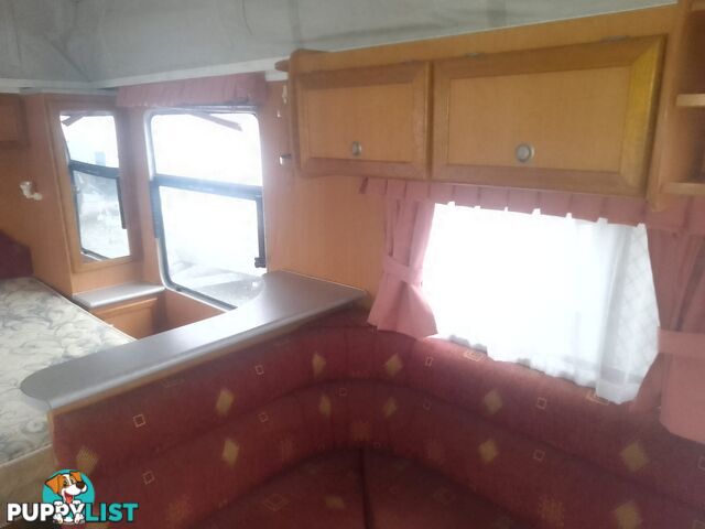 USED 2004 AVAN ERIN 17FT POP TOP SINGLE AXLE TOURING CARAVAN