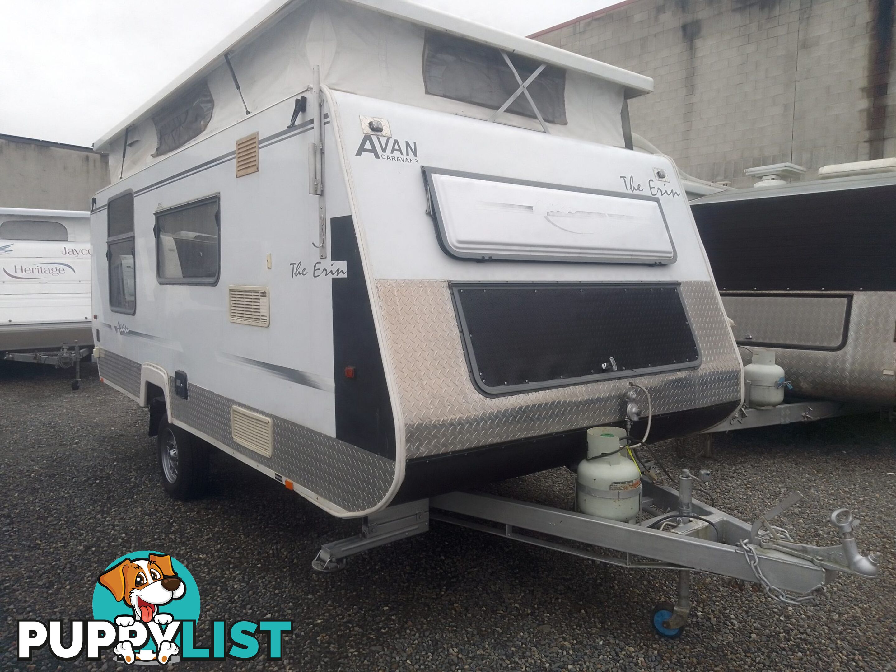 USED 2004 AVAN ERIN 17FT POP TOP SINGLE AXLE TOURING CARAVAN