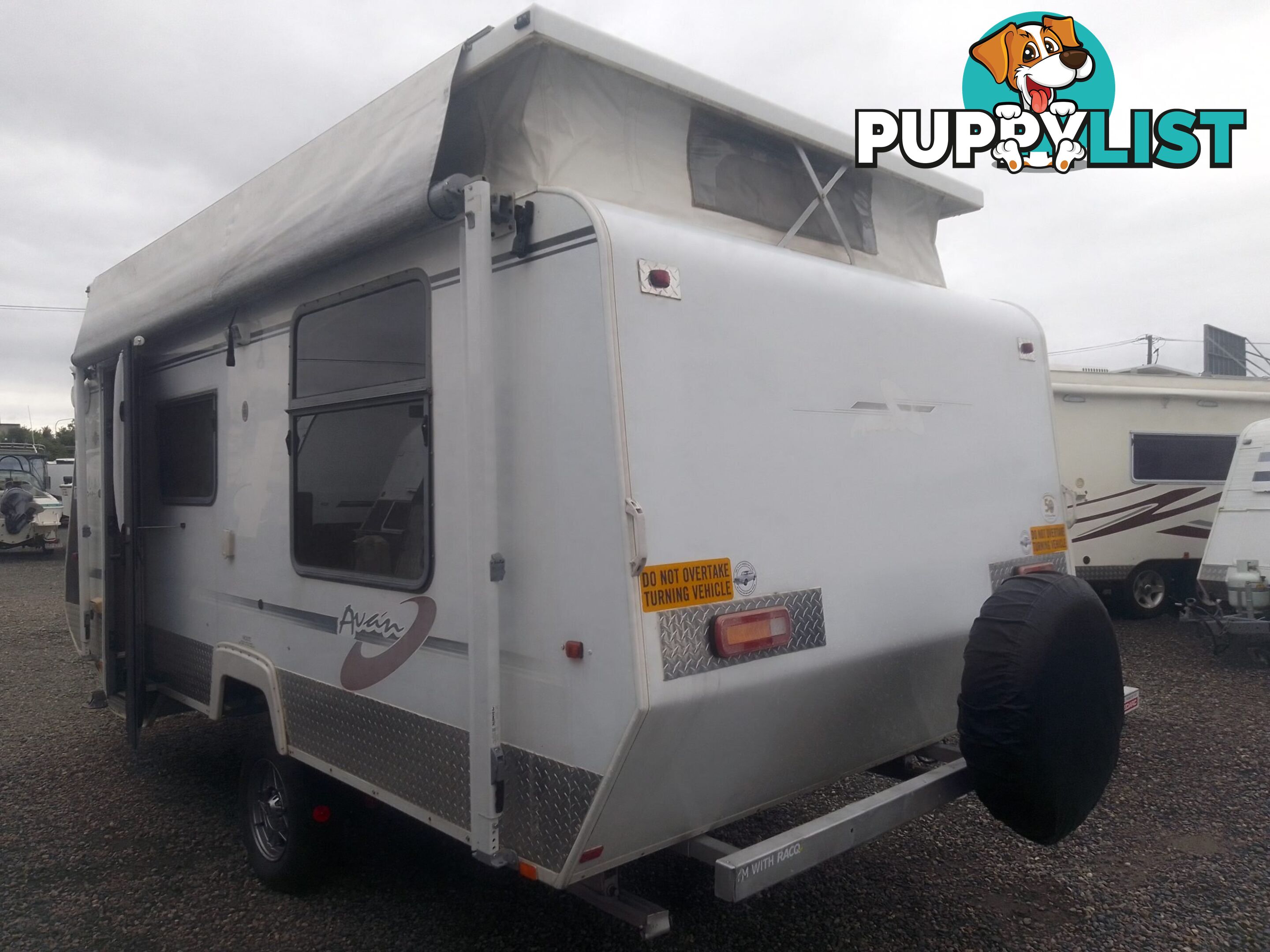 USED 2004 AVAN ERIN 17FT POP TOP SINGLE AXLE TOURING CARAVAN