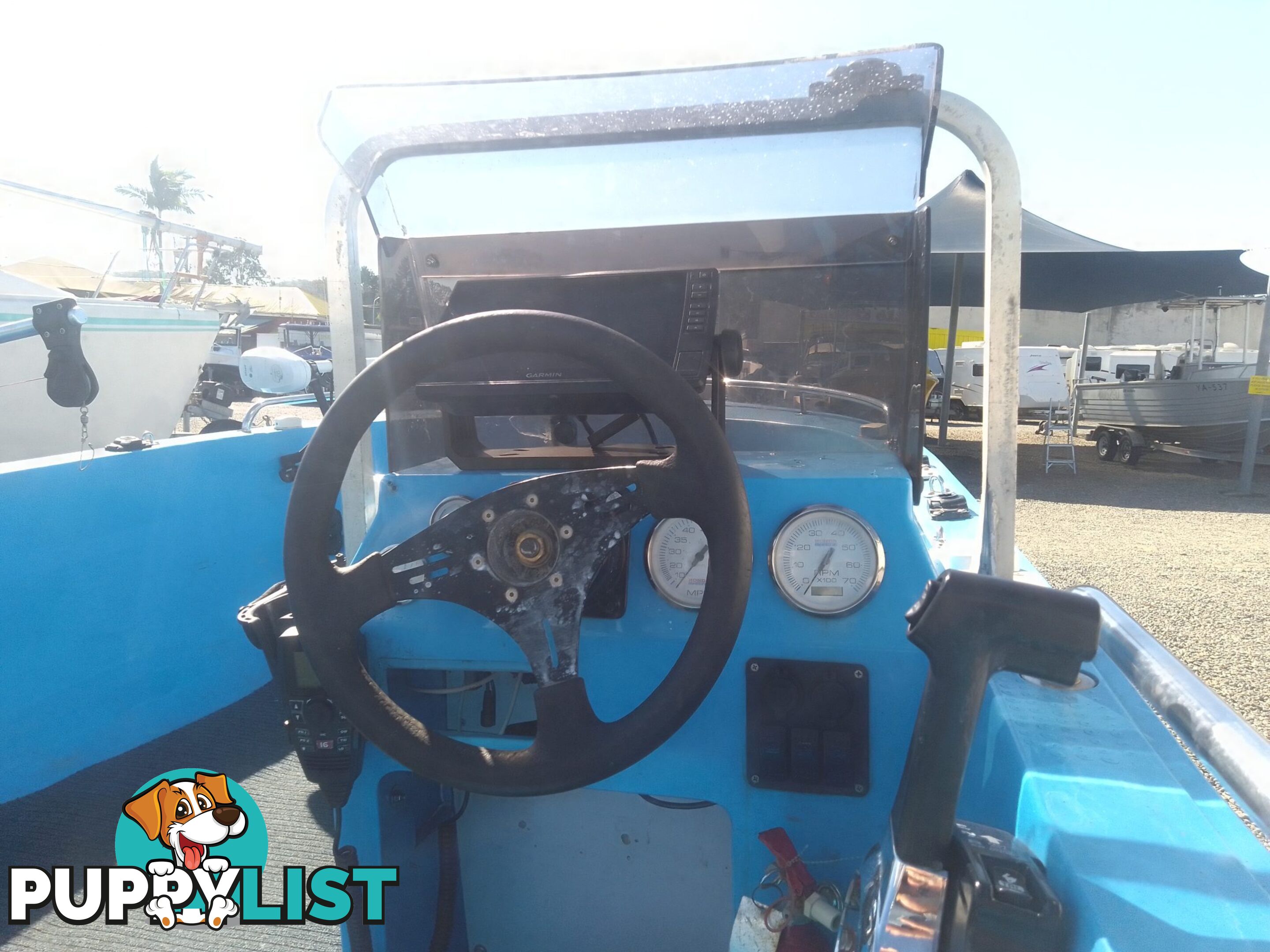 USED 2020 POLYCRAFT DRIFTER 4.5M OPEN DINGHY WITH A 60HP HONDA 4 STROKE OUTBOARD ON A 2020 OCEANIC SINGLE AXLE TRAILER