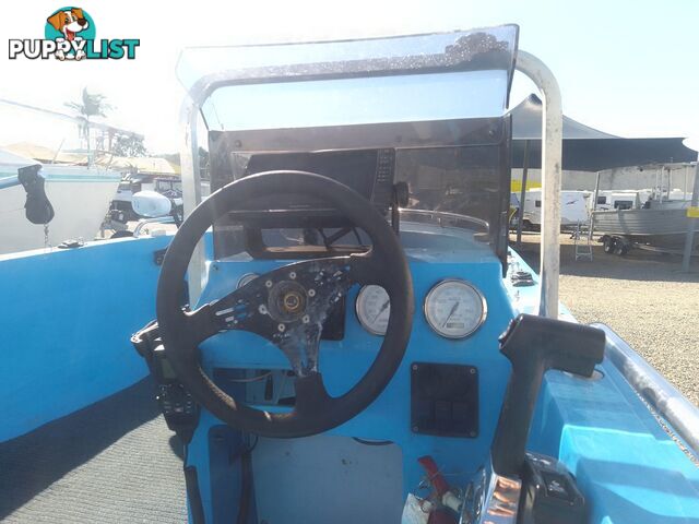 USED 2020 POLYCRAFT DRIFTER 4.5M OPEN DINGHY WITH A 60HP HONDA 4 STROKE OUTBOARD ON A 2020 OCEANIC SINGLE AXLE TRAILER