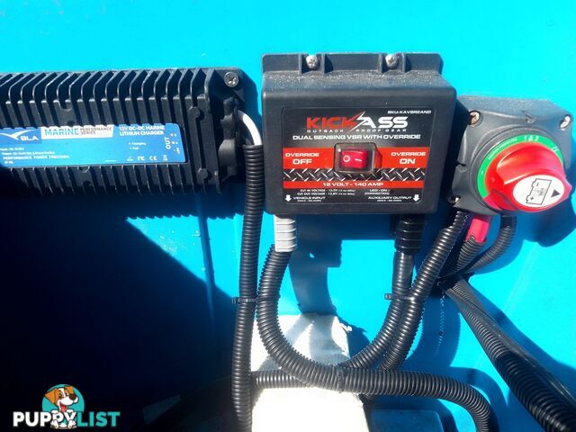 USED 2020 POLYCRAFT DRIFTER 4.5M OPEN DINGHY WITH A 60HP HONDA 4 STROKE OUTBOARD ON A 2020 OCEANIC SINGLE AXLE TRAILER