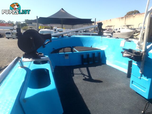 USED 2020 POLYCRAFT DRIFTER 4.5M OPEN DINGHY WITH A 60HP HONDA 4 STROKE OUTBOARD ON A 2020 OCEANIC SINGLE AXLE TRAILER