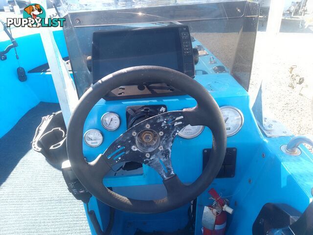 USED 2020 POLYCRAFT DRIFTER 4.5M OPEN DINGHY WITH A 60HP HONDA 4 STROKE OUTBOARD ON A 2020 OCEANIC SINGLE AXLE TRAILER