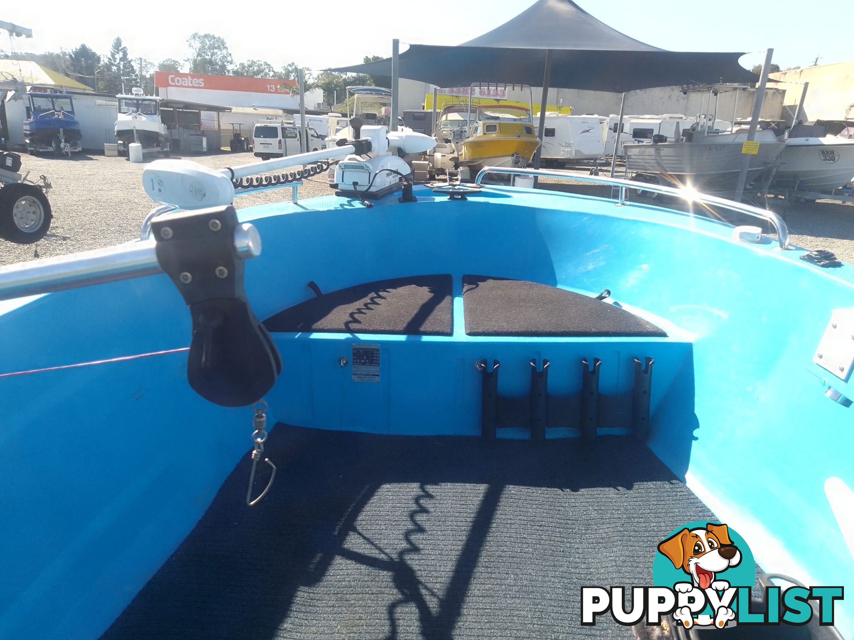 USED 2020 POLYCRAFT DRIFTER 4.5M OPEN DINGHY WITH A 60HP HONDA 4 STROKE OUTBOARD ON A 2020 OCEANIC SINGLE AXLE TRAILER