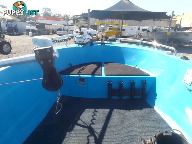 USED 2020 POLYCRAFT DRIFTER 4.5M OPEN DINGHY WITH A 60HP HONDA 4 STROKE OUTBOARD ON A 2020 OCEANIC SINGLE AXLE TRAILER