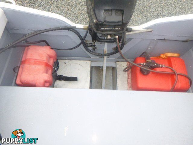 SAVAGE KESTREL 4.25 METRE RUN ABOUT- 25HP MERCURY OUTBOARD-REDCO TRAILER