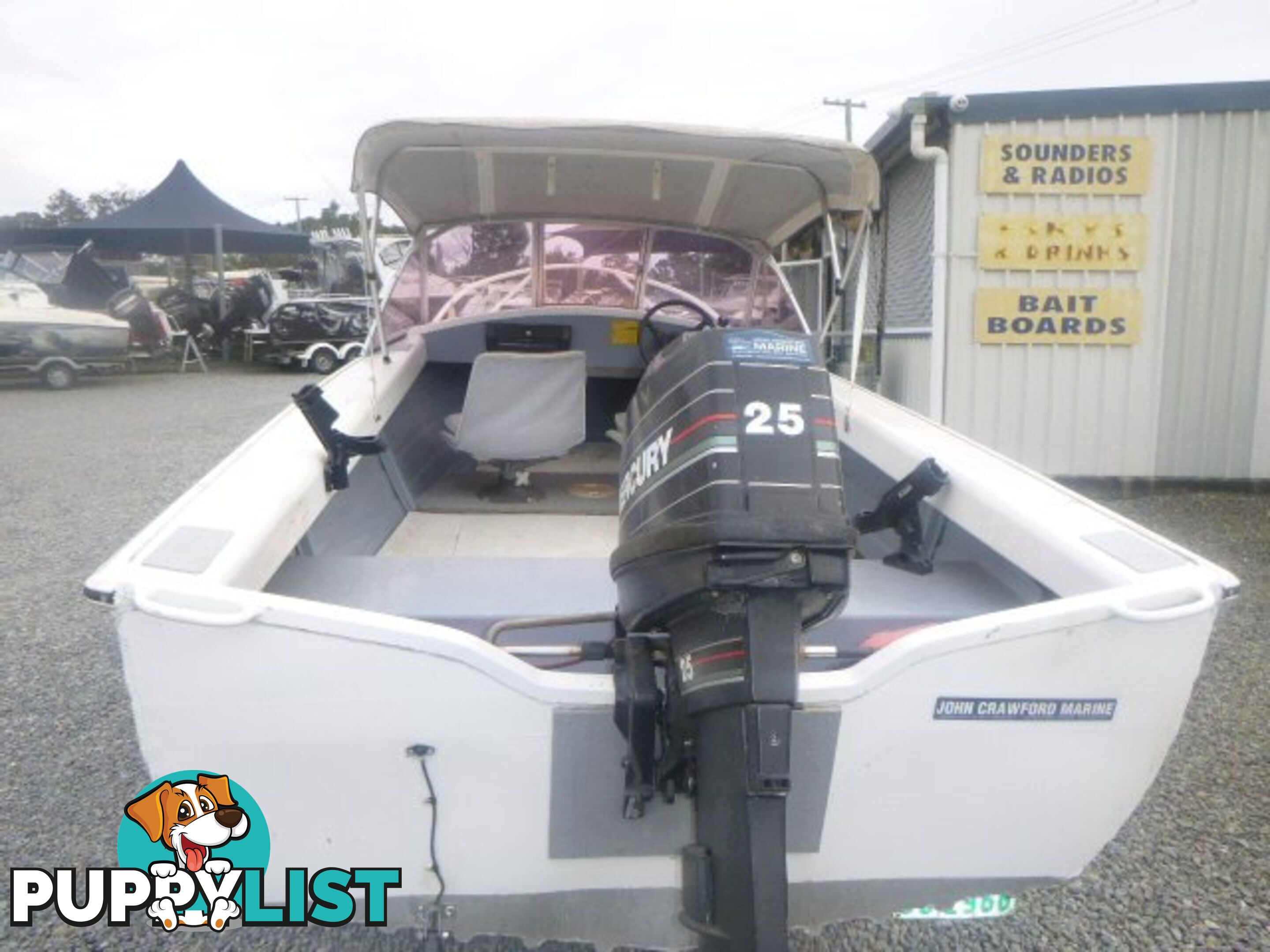 SAVAGE KESTREL 4.25 METRE RUN ABOUT- 25HP MERCURY OUTBOARD-REDCO TRAILER