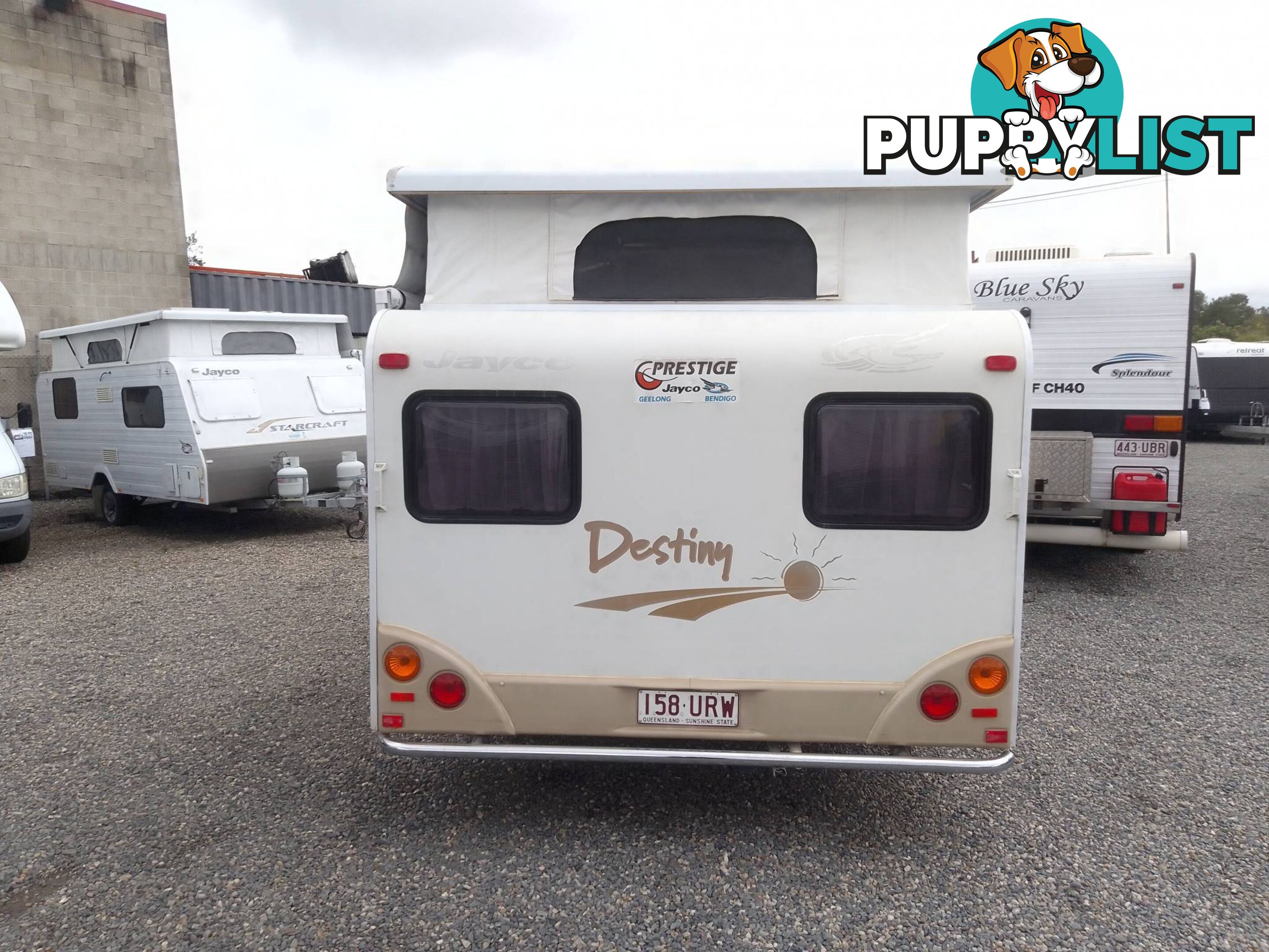 2006 JAYCO DESTINY POPTOP TOURING 15FT CARAVAN