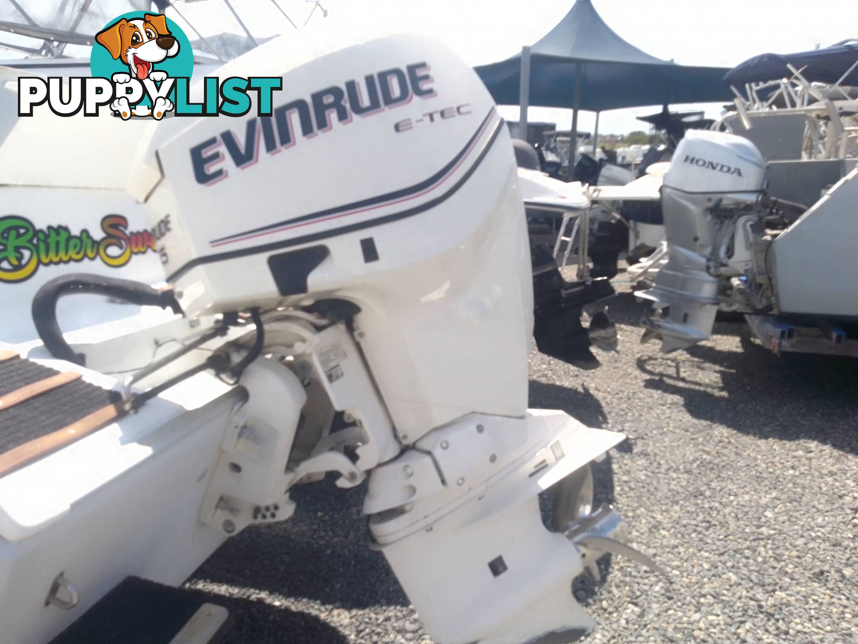 HAINES SIGNATURE 550LE HALF CABIN 115HP EVINRUDE 2 STROKE AND TRAILER