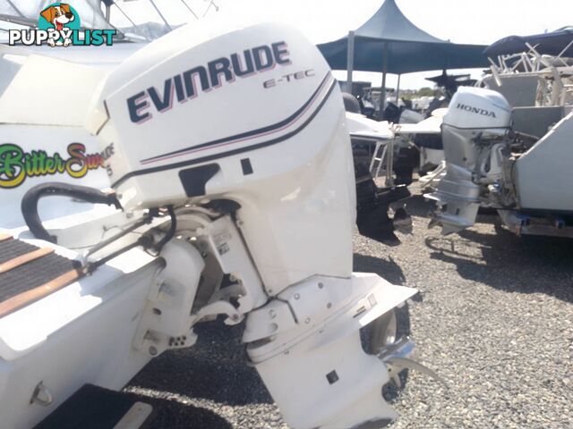 HAINES SIGNATURE 550LE HALF CABIN 115HP EVINRUDE 2 STROKE AND TRAILER