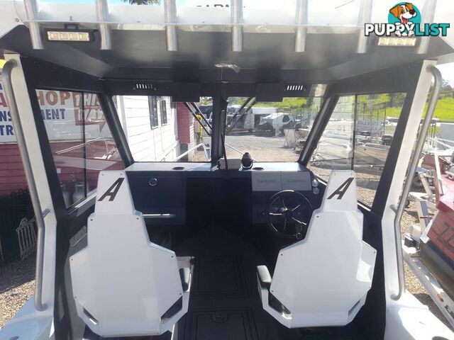 2024 ACRAFT MARINE ABSOLUTE HT 725 HALF CABIN WITH 200HP SUZUKI 4 STROKE OUTBOARD AND TRAILER