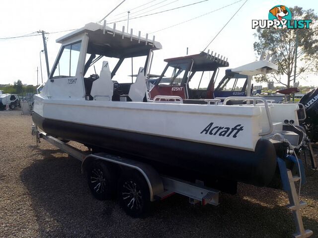 2024 ACRAFT MARINE ABSOLUTE HT 725 HALF CABIN WITH 200HP SUZUKI 4 STROKE OUTBOARD AND TRAILER