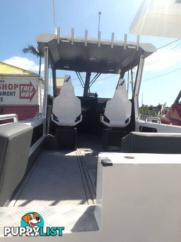 2024 ACRAFT MARINE ABSOLUTE HT 725 HALF CABIN WITH 200HP SUZUKI 4 STROKE OUTBOARD AND TRAILER