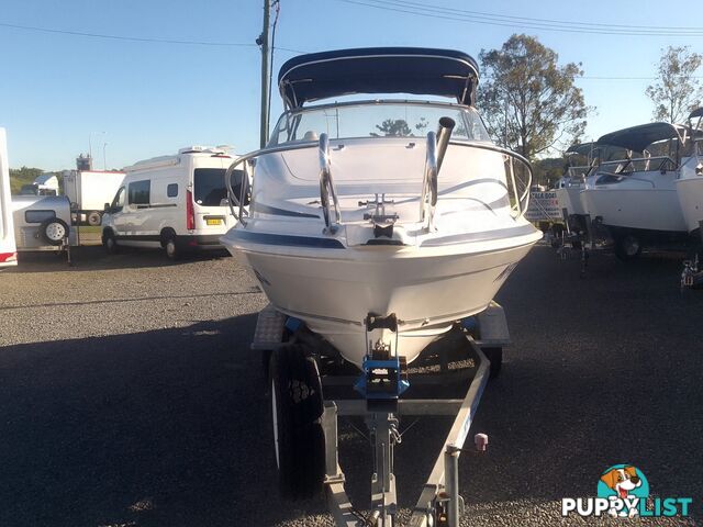 USED 2002 SEAFARER VIKING 5.5M CUDDY CABIN WITH A 2002 115HP EVINRUDE OUTBOARD ON A 2002 TINKA SEAFARER SINGLE AXLE TRAILER
