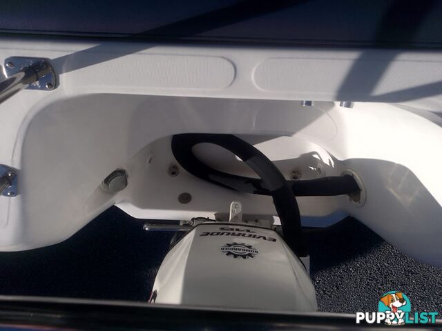 USED 2002 SEAFARER VIKING 5.5M CUDDY CABIN WITH A 2002 115HP EVINRUDE OUTBOARD ON A 2002 TINKA SEAFARER SINGLE AXLE TRAILER