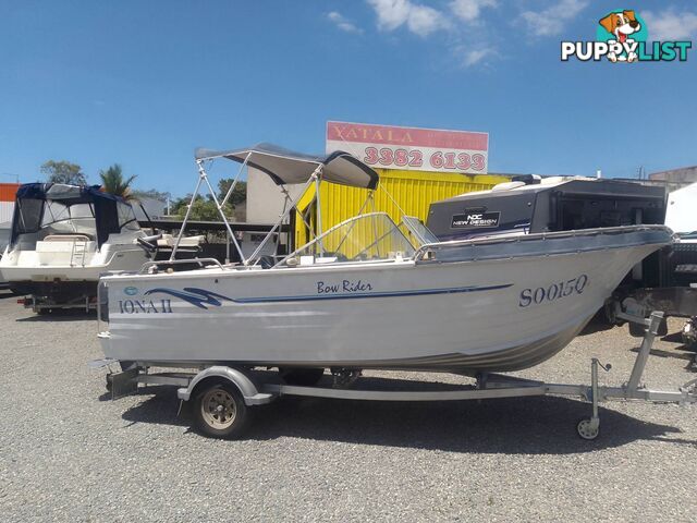 BLUEFIN 550 ALLOY BOWRIDER-90HP YAMAHA 2 STROKE AND TRAILER