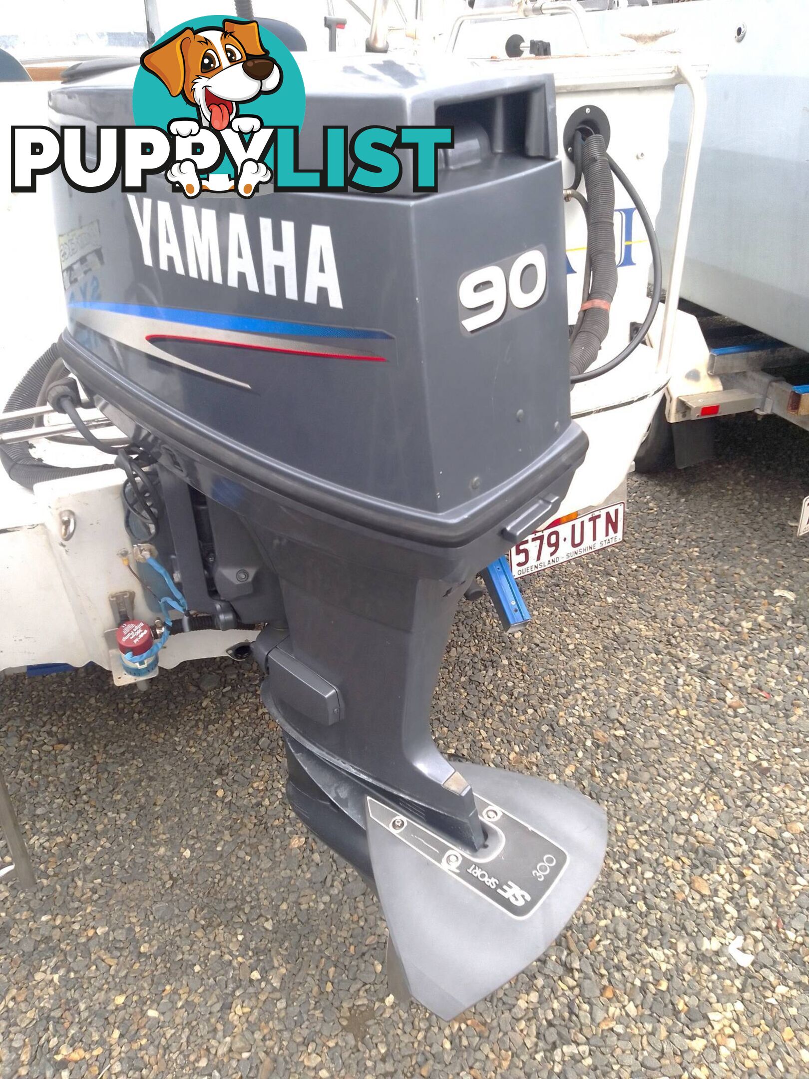 BLUEFIN 550 ALLOY BOWRIDER-90HP YAMAHA 2 STROKE AND TRAILER