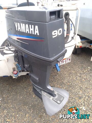 BLUEFIN 550 ALLOY BOWRIDER-90HP YAMAHA 2 STROKE AND TRAILER