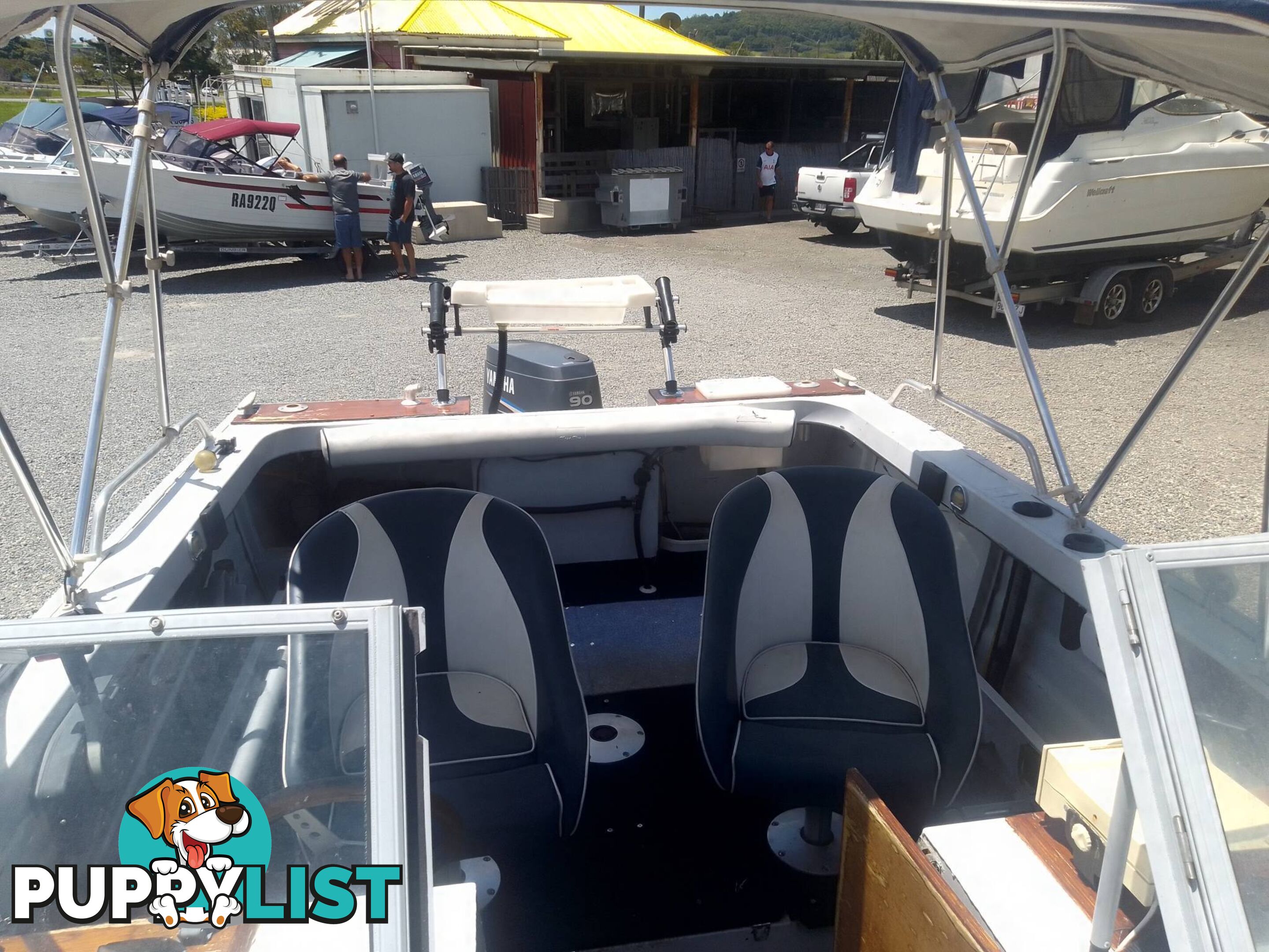 BLUEFIN 550 ALLOY BOWRIDER-90HP YAMAHA 2 STROKE AND TRAILER