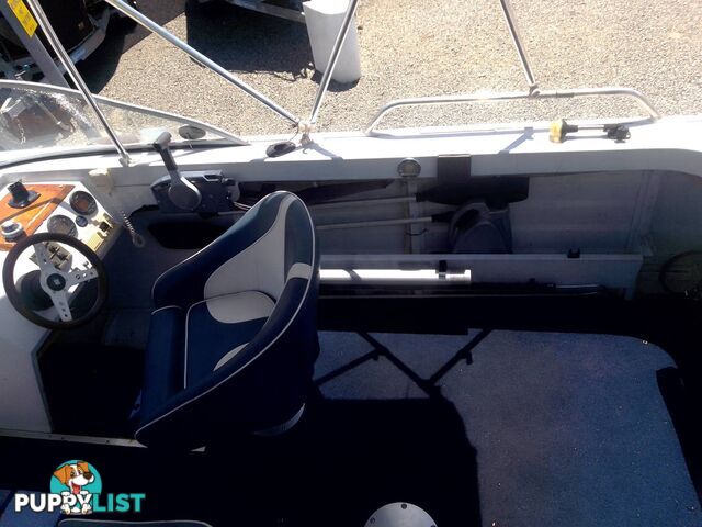 BLUEFIN 550 ALLOY BOWRIDER-90HP YAMAHA 2 STROKE AND TRAILER