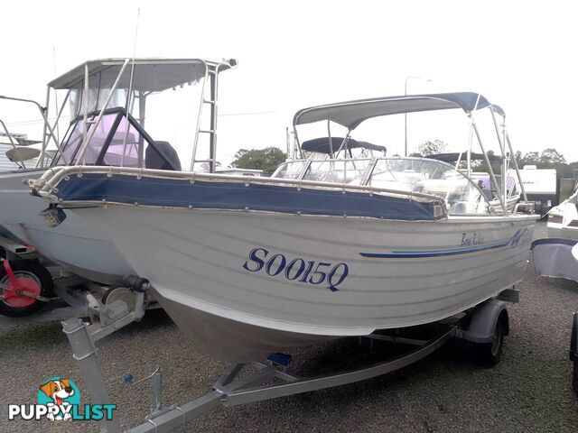 BLUEFIN 550 ALLOY BOWRIDER-90HP YAMAHA 2 STROKE AND TRAILER