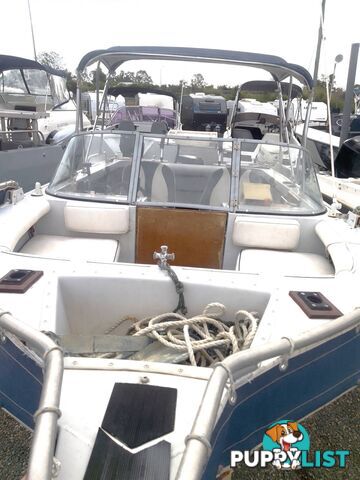 BLUEFIN 550 ALLOY BOWRIDER-90HP YAMAHA 2 STROKE AND TRAILER