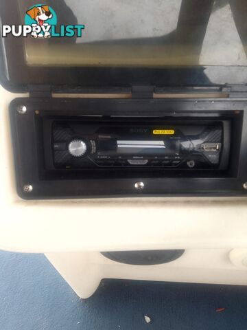 USED 2003 SWEETWATER CHALLENGER 180SE PONTOON BOAT WITH A 2019 SUZUKI 4 STROKE OUTBOARD