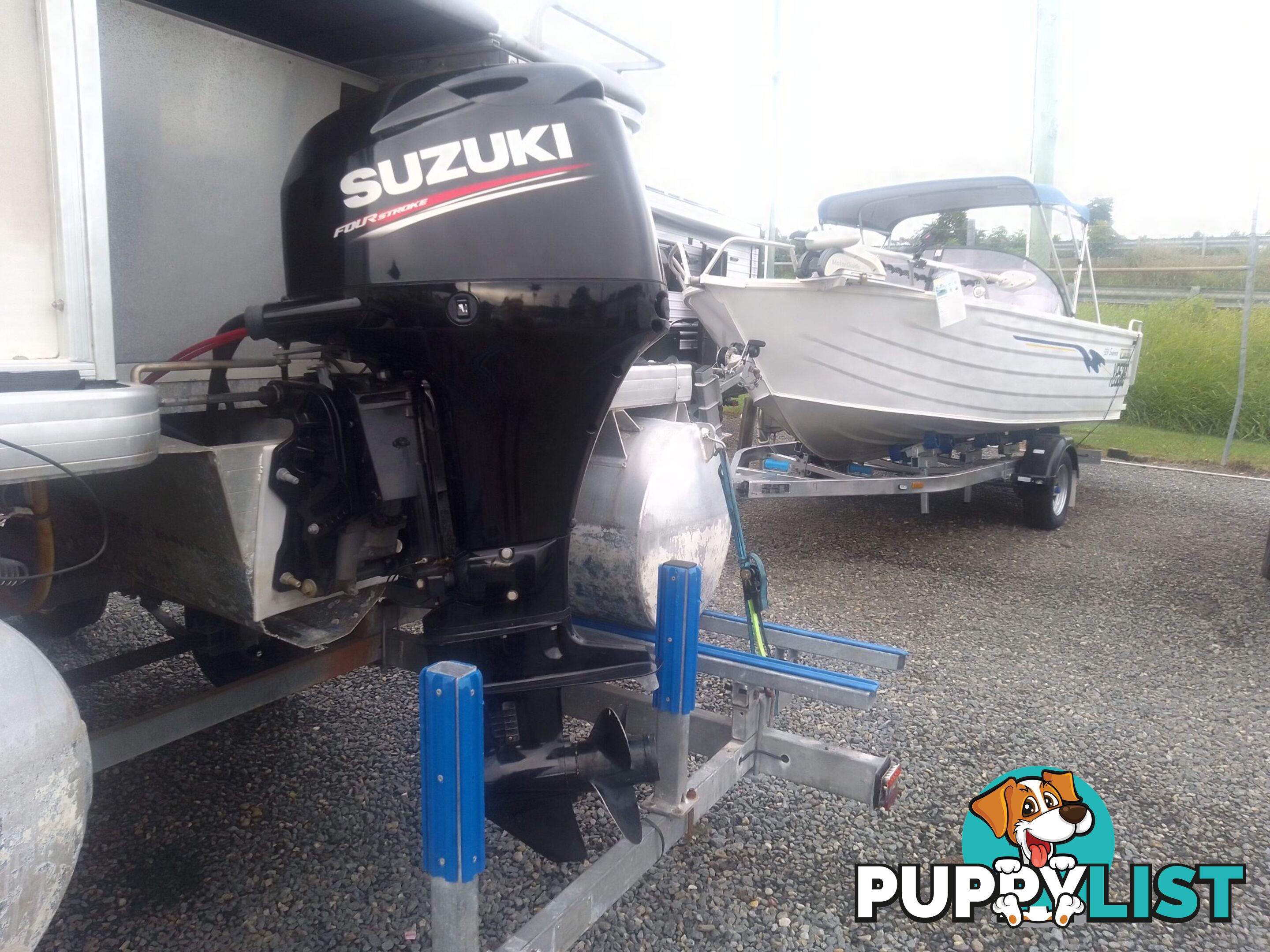 USED 2003 SWEETWATER CHALLENGER 180SE PONTOON BOAT WITH A 2019 SUZUKI 4 STROKE OUTBOARD