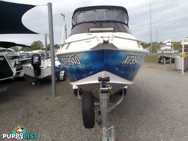 2015 STESSCO 520 WINDSTORM 5.2MTR HALF CABIN 115HP YAMAHA 4 STROKE ON TRAILER