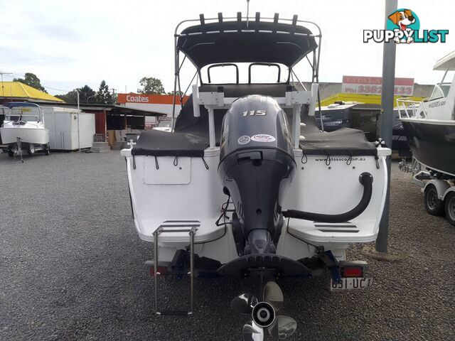 2015 STESSCO 520 WINDSTORM 5.2MTR HALF CABIN 115HP YAMAHA 4 STROKE ON TRAILER