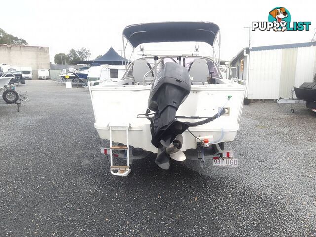 STACER EASYRIDER BOWRIDER-90HP MERCURY 2 STROKE OUTBOARD AND TRAILER