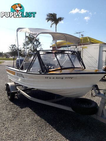 QUINTREX 430 FISHABOUT -50HP YAMAHA 4 STROKE AND TRAILER