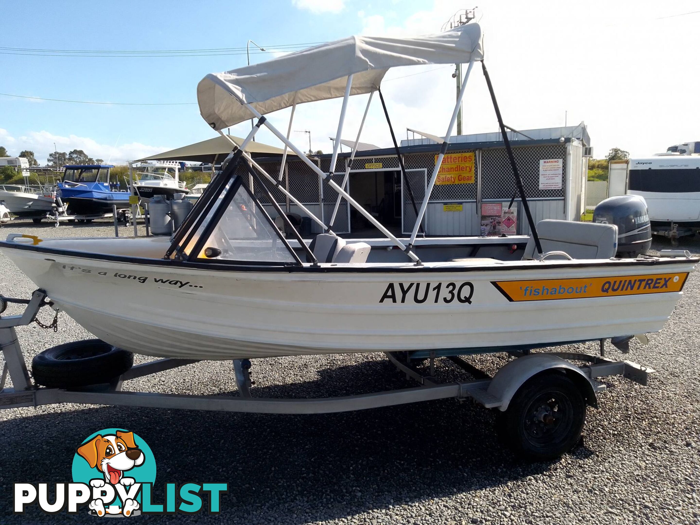 QUINTREX 430 FISHABOUT -50HP YAMAHA 4 STROKE AND TRAILER