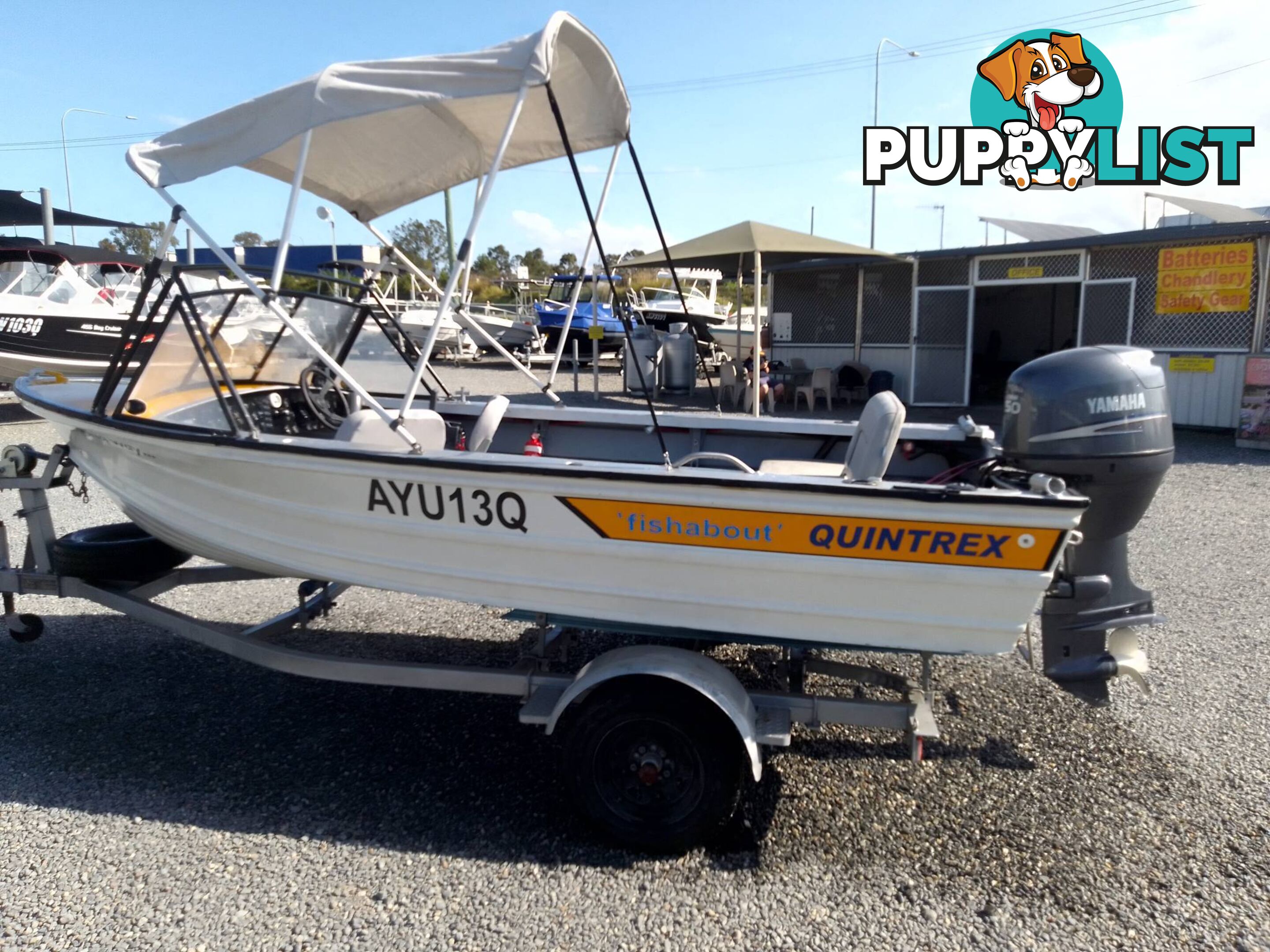 QUINTREX 430 FISHABOUT -50HP YAMAHA 4 STROKE AND TRAILER