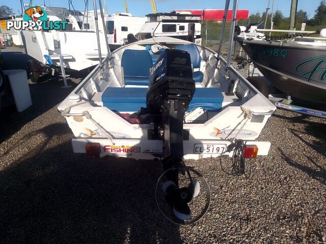 USED 2006 STESSL 3.8M OPEN DINGHY ON A 2007 BELCO TRAILER WITH A 2008 MODEL MERCURY 25HP OUTBOARD