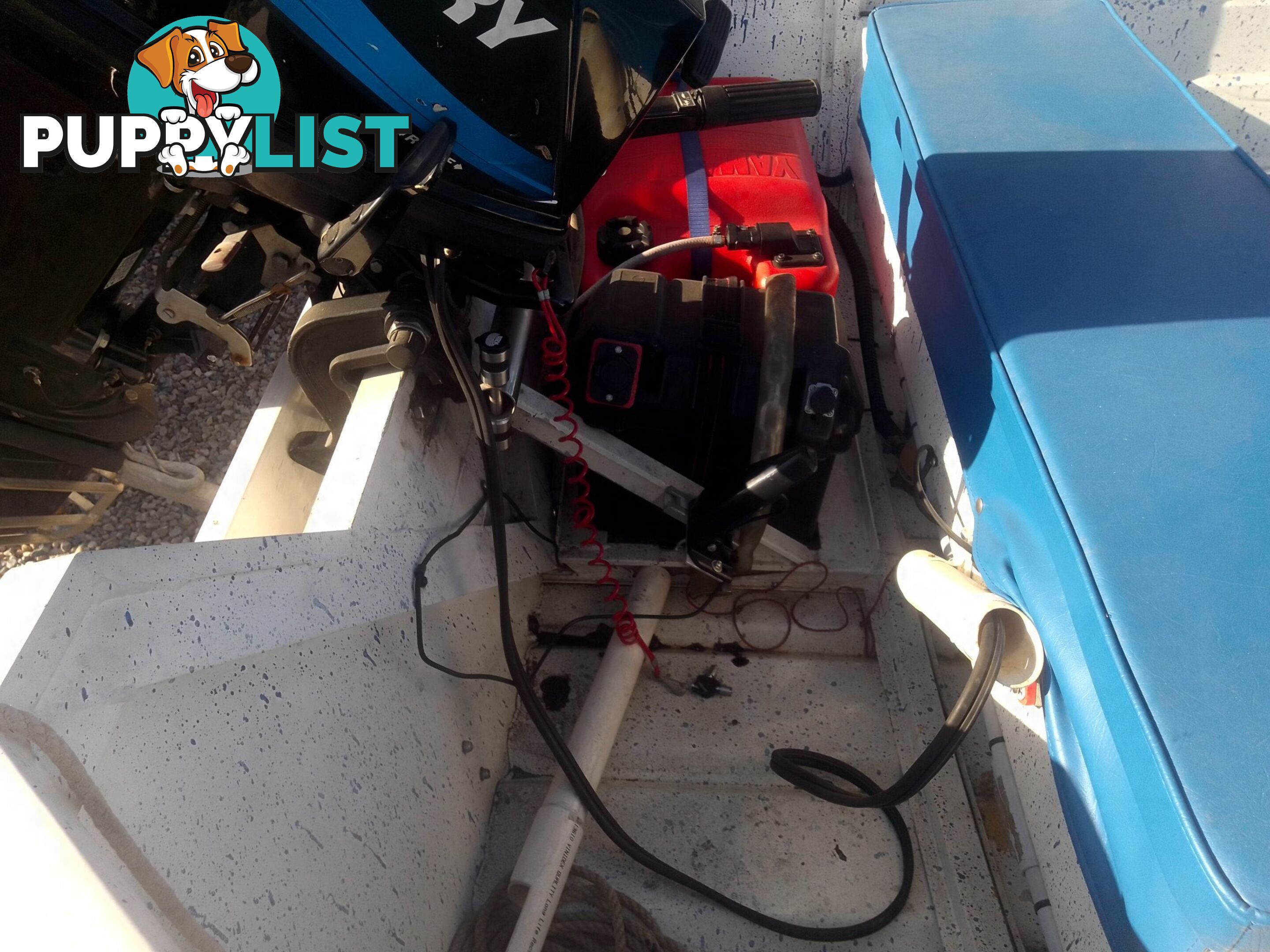 USED 2006 STESSL 3.8M OPEN DINGHY ON A 2007 BELCO TRAILER WITH A 2008 MODEL MERCURY 25HP OUTBOARD