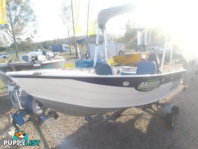 USED 2006 STESSL 3.8M OPEN DINGHY ON A 2007 BELCO TRAILER WITH A 2008 MODEL MERCURY 25HP OUTBOARD