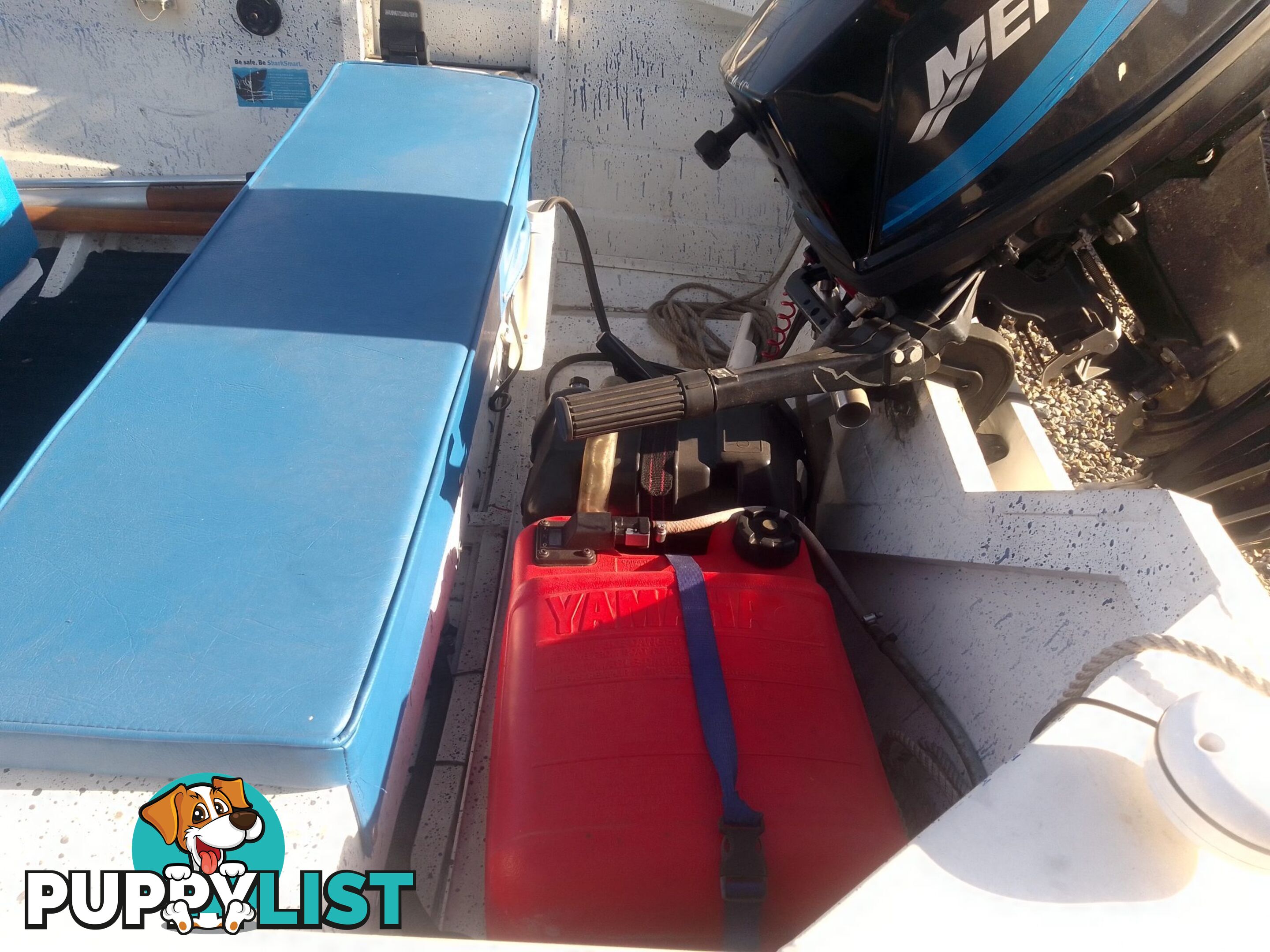 USED 2006 STESSL 3.8M OPEN DINGHY ON A 2007 BELCO TRAILER WITH A 2008 MODEL MERCURY 25HP OUTBOARD