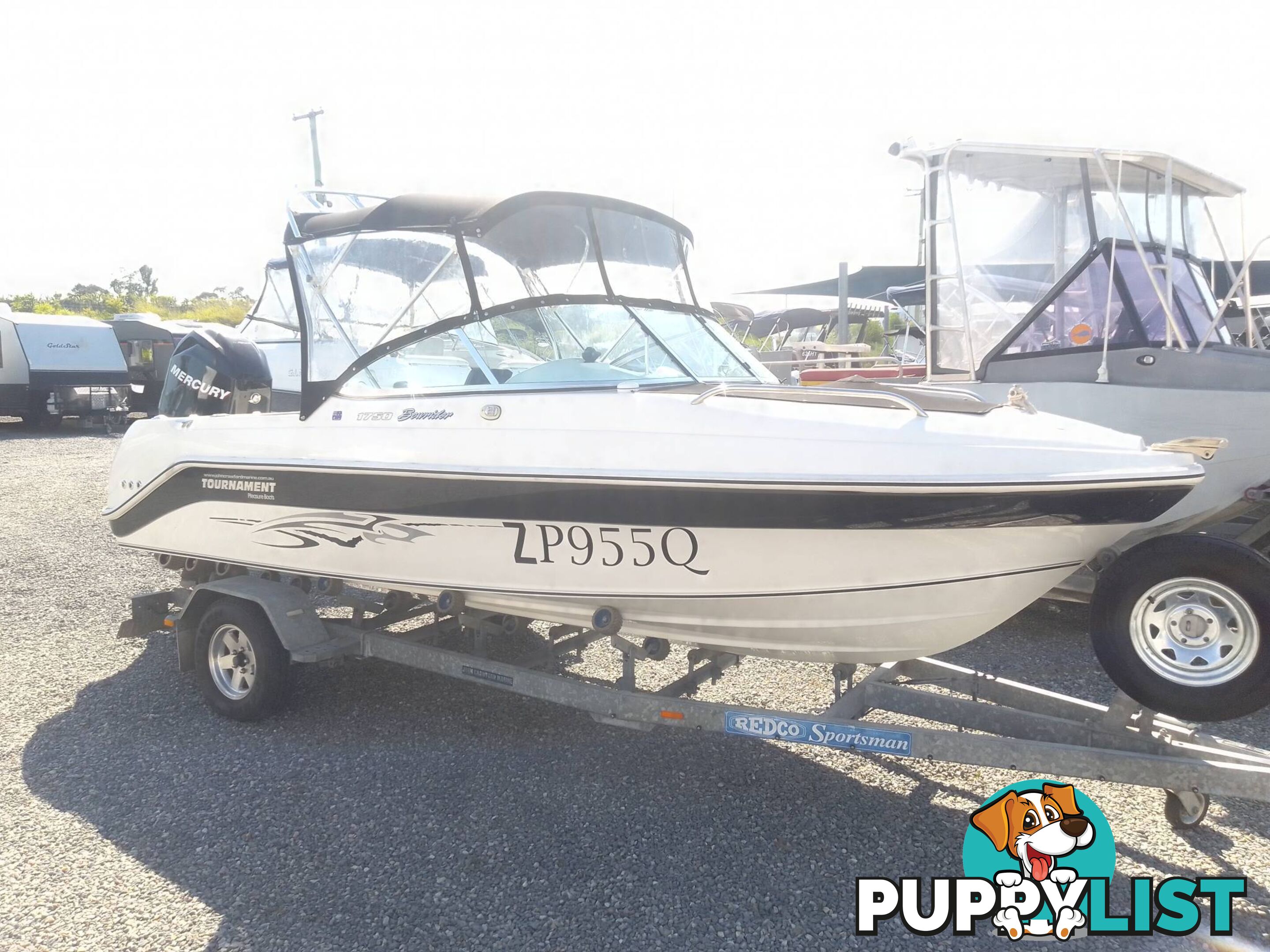 TOURNMENT 5.3M BOWRIDER 1750-115HP MERCURY 4 STROKE AND TRAILER