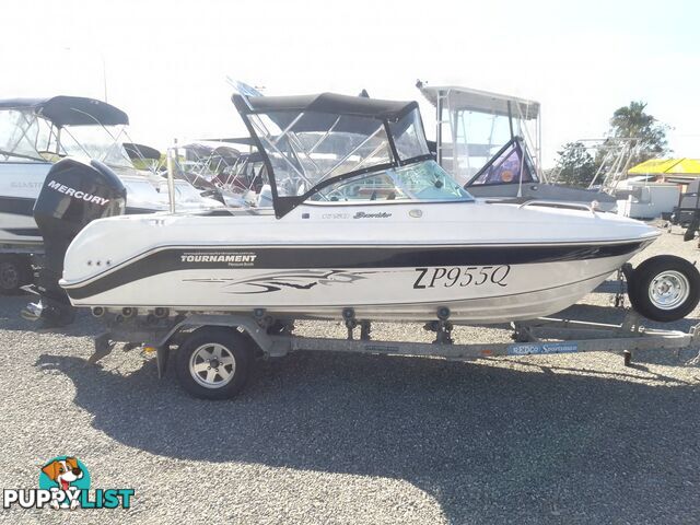 TOURNMENT 5.3M BOWRIDER 1750-115HP MERCURY 4 STROKE AND TRAILER