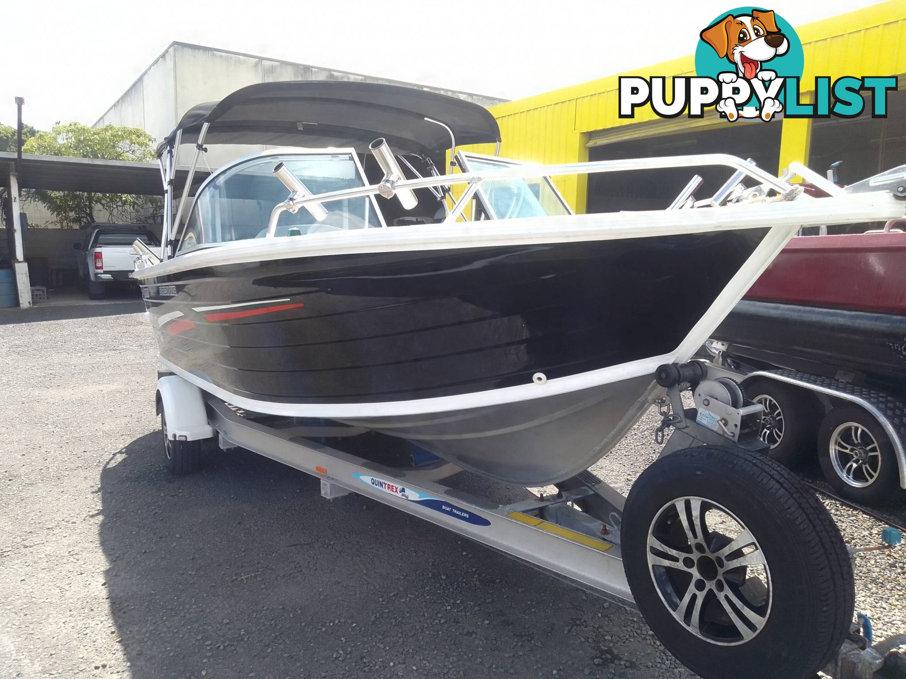 QUINTREX 570 FREEDOM CRUISER BOWRIDER-MERCRUISER 3.0L MPI 135HP STERNDRIVE AND TRAILER