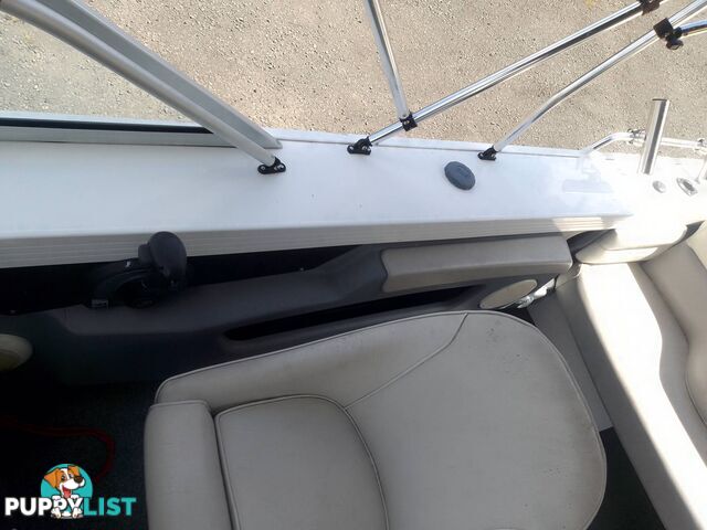 QUINTREX 570 FREEDOM CRUISER BOWRIDER-MERCRUISER 3.0L MPI 135HP STERNDRIVE AND TRAILER